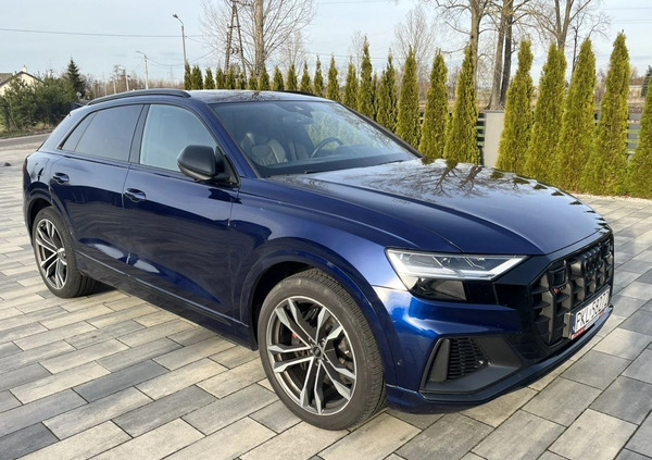 Audi SQ8 cena 399000 przebieg: 54000, rok produkcji 2021 z Pabianice małe 379